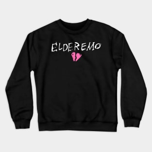 Dark and Gritty Elder Emo broken heart text Crewneck Sweatshirt